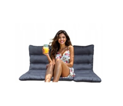 3x Poduszka Ogrodowa 150 cm na Ławkę Huśtawkę Wodoodoodporne BEZ HUŚTAWKI