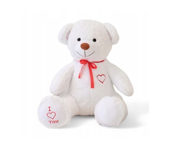 Duży miś pluszowy maskotka 160cm. wielki pluszak - biały