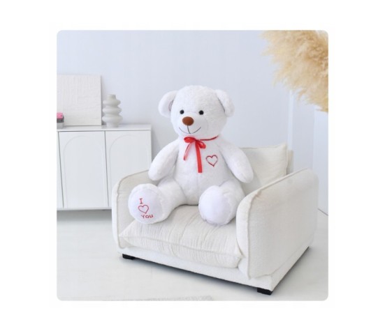 Duży miś pluszowy maskotka 160cm. wielki pluszak - biały