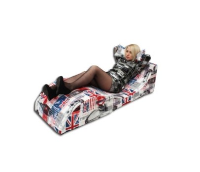 Fotel rozkładany kanapa leżanka materac relax