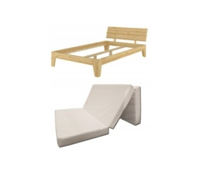 Materac turystyczny rozkładany pikowany 200x120x10