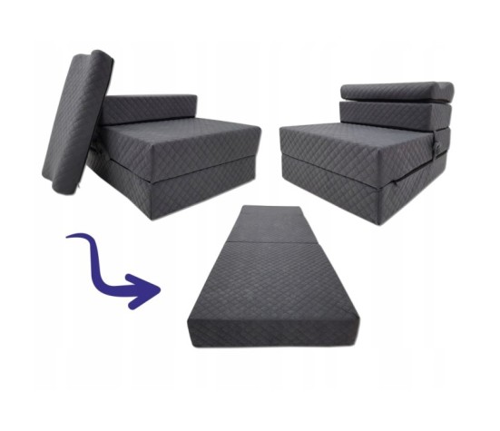 Materac fotel turystyczny składany 200x70x15cm