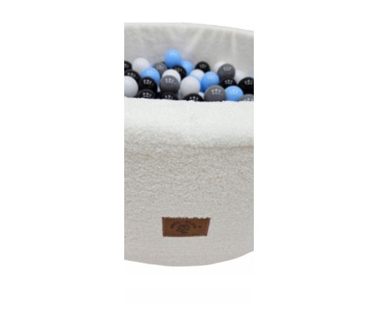 Suchy basen z piłeczkami – basenik piankowy BARANEK BOUCLE– 200 kulek –7cm.