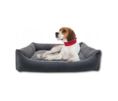 Legowisko poduszka dla psa duża kanapa 100x70 SZTRUKS GRAFIT