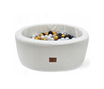 Suchy basen z piłeczkami – basenik piankowy BARANEK BOUCLE– 200 kulek –7cm.