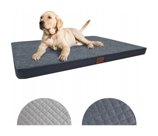 Legowisko materac psa 120x80x7cm. duże posłanie XXL - grafit