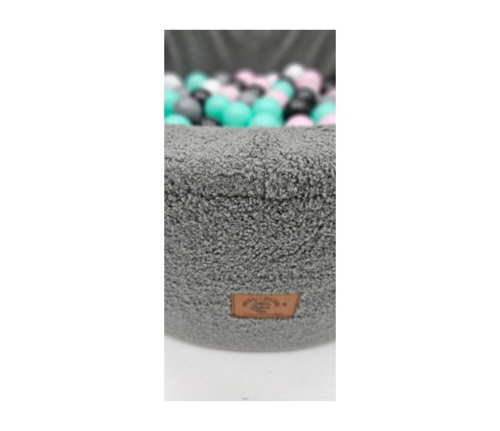 Suchy basen z piłeczkami – basenik piankowy BARANEK BOUCLE– 200 kulek –7cm.