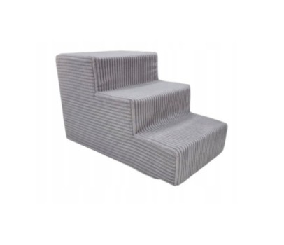 Schody schodki dla psa rampa podest 3 stopnie 30cm. - szary