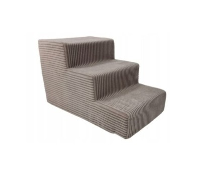 Schody schodki dla psa rampa podest 3 stopnie 30cm. - beżowy