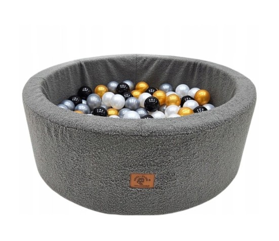 Suchy basen z piłeczkami – basenik piankowy BARANEK BOUCLE– 200 kulek –7cm.