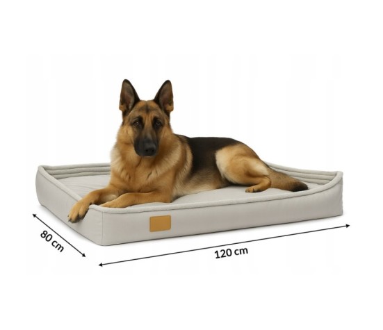 Legowisko kanapa łóżko materac dla psa 120 x 80 sztruks