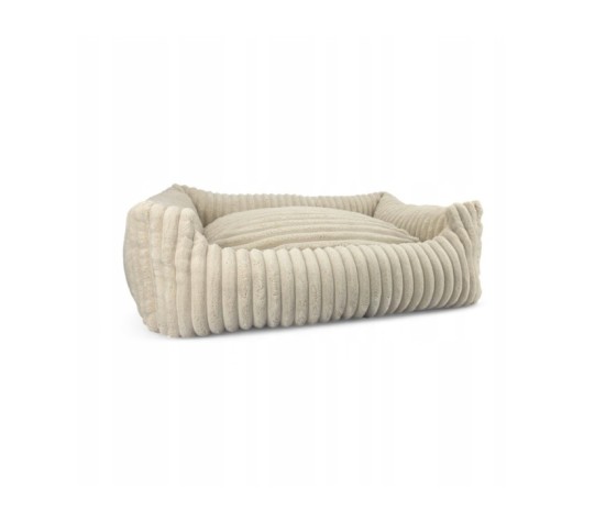 Legowisko łóżko dla psa kanapa 95x75 SZTRUKS BEŻ