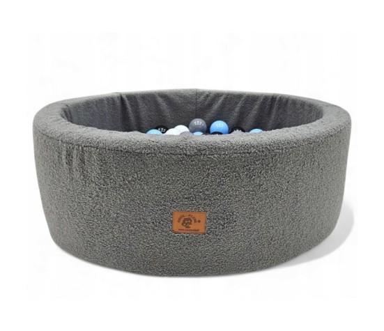 Suchy basen z piłeczkami – basenik piankowy BARANEK BOUCLE– 200 kulek –7cm.