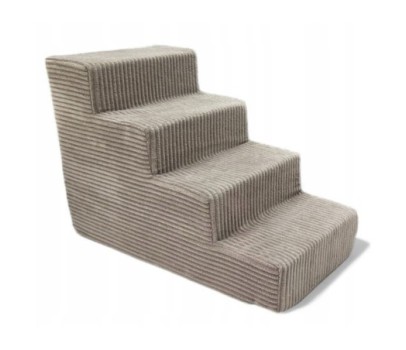 Schody schodki stabilne dla psa rampa podest 4 stopnie 40cm. - beżowy