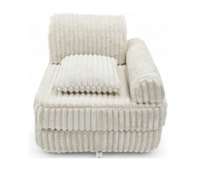 Modułowa rozkładana SOFA - FOTEL dla dzieci wypoczynkowy materac JASNY BEŻ