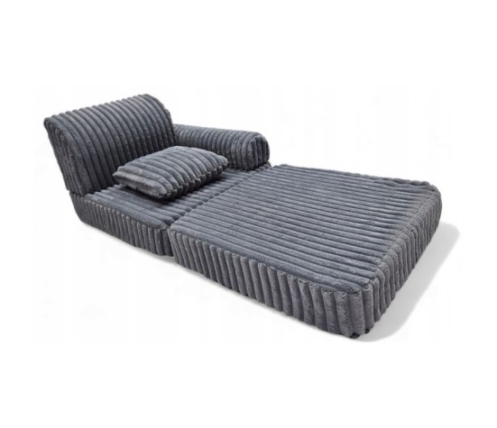Modułowa rozkładana SOFA - FOTEL dla dzieci wypoczynkowy materac GRAFIT