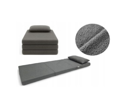 Materac turystyczny rozkładany fotel łóżko 180x65x7 BOUCLE BARANEK