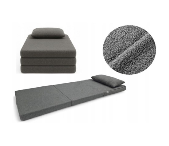 Materac turystyczny rozkładany fotel łóżko 180x65x7 BOUCLE BARANEK
