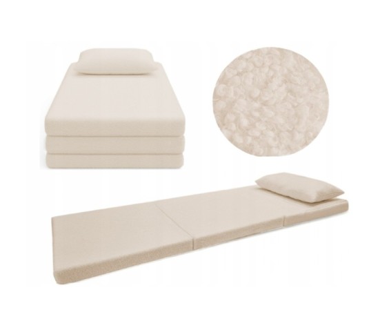 Materac turystyczny rozkładany fotel łóżko 180x65x7 BOUCLE BARANEK