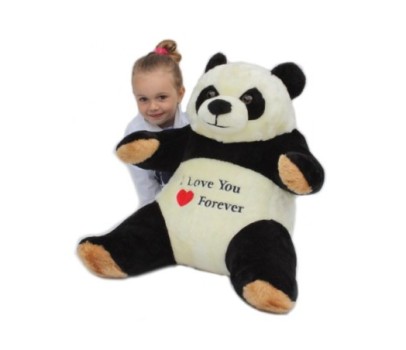 Duży miś pluszowy panda 100cm. haft gartis