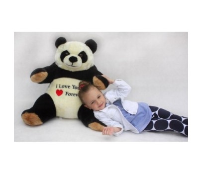 Duży miś pluszowy panda 100cm. haft gartis