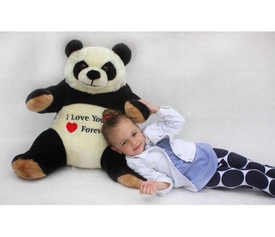 Duży miś pluszowy panda 100cm. haft gartis