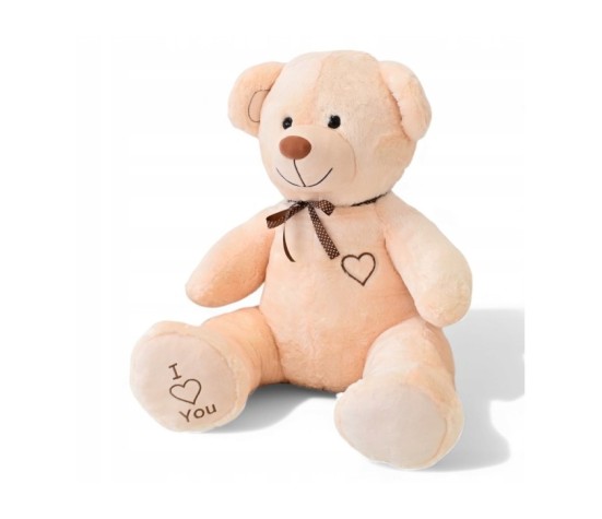 Duży miś pluszowy maskotka 160cm. wielki pluszak - beżowy