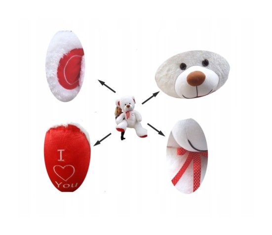 Duży miś pluszowy 160cm. wielki pluszak grubasek