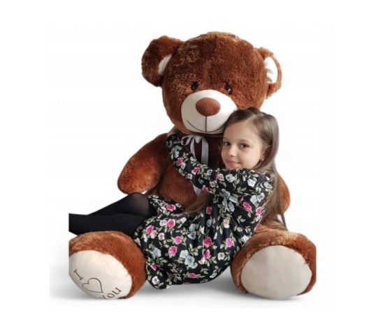 Duży miś pluszowy maskotka 160cm. wielki pluszak - brązowy