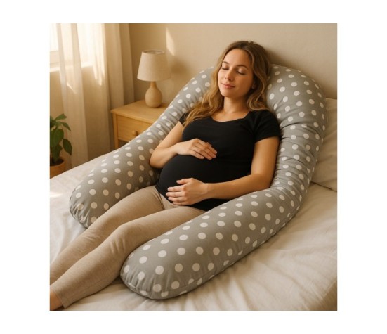 Poduszka ciążowa do spania i karmienia Rogal Typ U