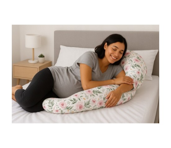 Poduszka ciążowa Rogal do spania Typ C + Poduszka
