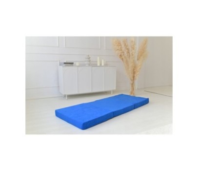 Materac turystyczny rozkładany fotel 200x80x10 niebieski