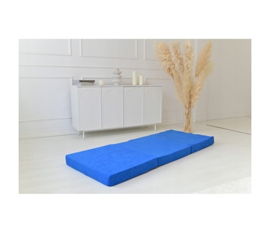 Materac turystyczny rozkładany fotel 200x80x10 niebieski