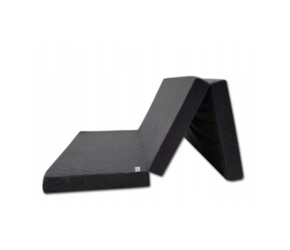 Materac turystyczny rozkładany fotel 180 x 65 x 7cm szary