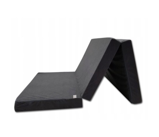 Materac turystyczny rozkładany fotel 180 x 65 x 7cm szary