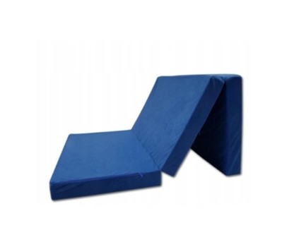 Materac turystyczny rozkładany fotel 180 x 65 x 7cm niebieski