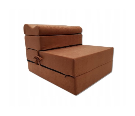 Materac turystyczny 2w1 składany fotel 200x70x15cm