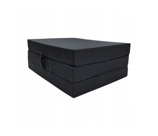 Wodoodporny materac turystyczny składany 200x80x10 + torba - grafit