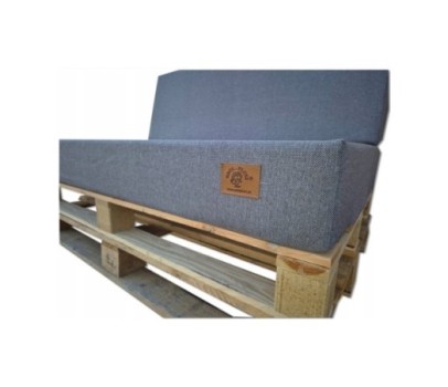 2 Poduszki Ogrodowe na Ławkę Palety Huśtawkę - poduchy 120x80 + 40 klin