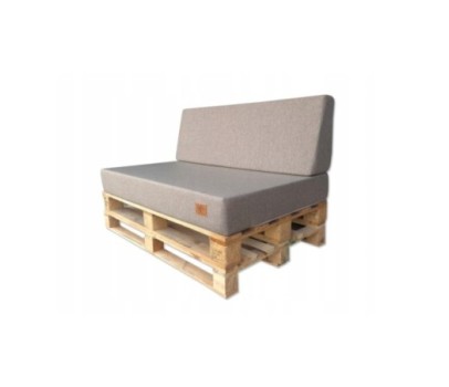 2 Poduszki Ogrodowe na Ławkę Palety Huśtawkę - poduchy 120x80 + 40 klin